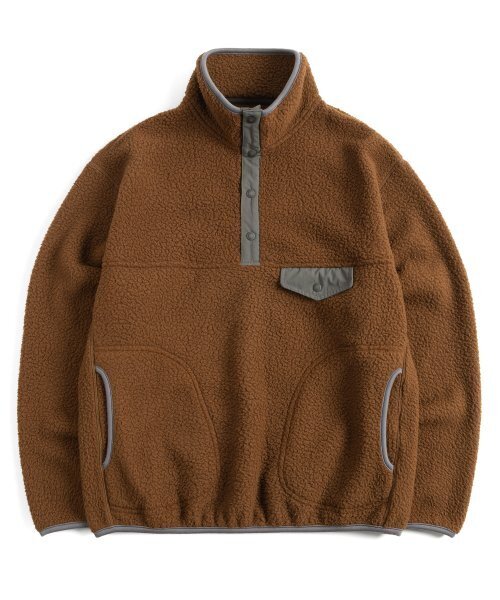 WILD BRICKS(ワイルドブリックス)の「WB FLEECE PULLOVER (brown)(その他アウター・メンズ・その他・LARGE)」の1枚目の写真