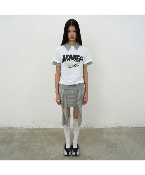 LCDC TM(エルシーディーシーティーエム)の「NONSTOP PRINT T-SHIRTS (WHITE)(Tシャツ/カットソー・レディース・ホワイト・SMALL/MEDIUM)」の1枚目の写真