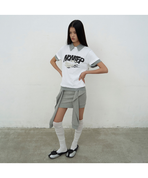 LCDC TM(エルシーディーシーティーエム)の「NONSTOP PRINT T-SHIRTS (WHITE)(Tシャツ/カットソー・レディース・ホワイト・SMALL/MEDIUM)」の6枚目の写真