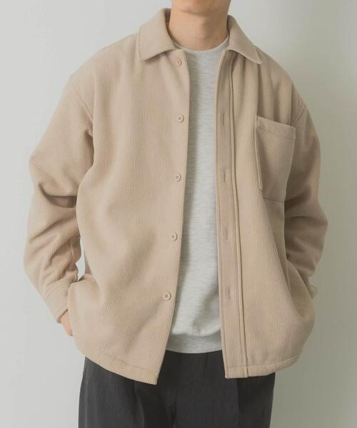 ITEMS URBANRESEARCH（アイテムズ アーバンリサーチ）の「裏フリースボンディングコーデュロイジャケット（その他アウター・メンズ・ブラック/ライトベージュ/ブラウン・MEDIUM/LARGE）」の3枚目の写真