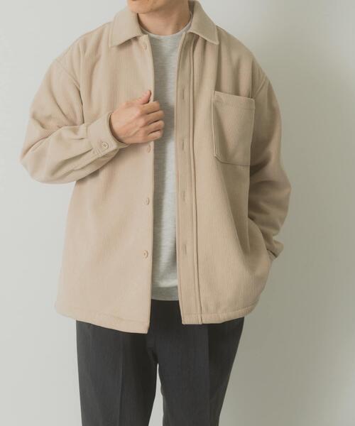 ITEMS URBANRESEARCH（アイテムズ アーバンリサーチ）の「裏フリースボンディングコーデュロイジャケット（その他アウター・メンズ・ブラック/ライトベージュ/ブラウン・MEDIUM/LARGE）」の5枚目の写真