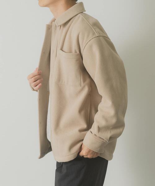 ITEMS URBANRESEARCH（アイテムズ アーバンリサーチ）の「裏フリースボンディングコーデュロイジャケット（その他アウター・メンズ・ブラック/ライトベージュ/ブラウン・MEDIUM/LARGE）」の6枚目の写真