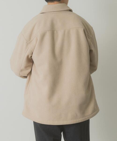 ITEMS URBANRESEARCH（アイテムズ アーバンリサーチ）の「裏フリースボンディングコーデュロイジャケット（その他アウター・メンズ・ブラック/ライトベージュ/ブラウン・MEDIUM/LARGE）」の7枚目の写真