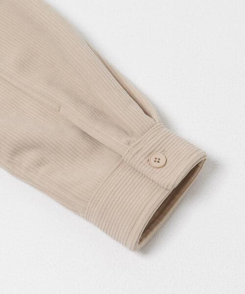 ITEMS URBANRESEARCH（アイテムズ アーバンリサーチ）の「裏フリースボンディングコーデュロイジャケット（その他アウター・メンズ・ブラック/ライトベージュ/ブラウン・MEDIUM/LARGE）」の10枚目の写真