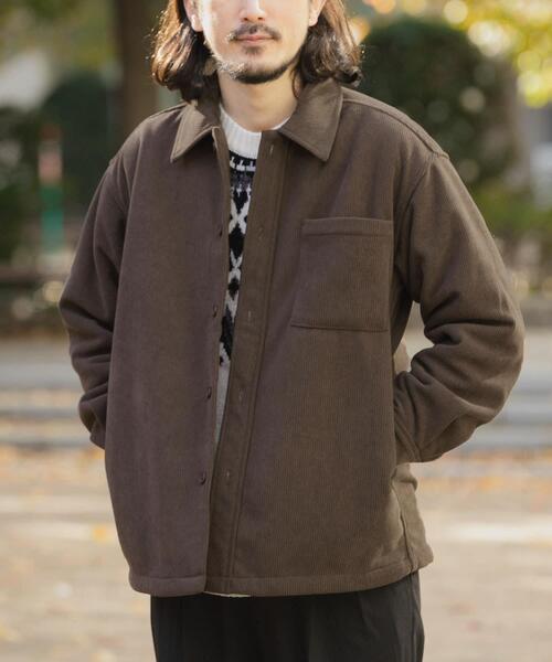 ITEMS URBANRESEARCH（アイテムズ アーバンリサーチ）の「裏フリースボンディングコーデュロイジャケット（その他アウター・メンズ・ブラック/ライトベージュ/ブラウン・MEDIUM/LARGE）」の11枚目の写真