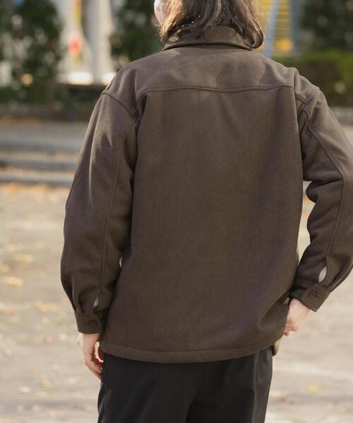 ITEMS URBANRESEARCH（アイテムズ アーバンリサーチ）の「裏フリースボンディングコーデュロイジャケット（その他アウター・メンズ・ブラック/ライトベージュ/ブラウン・MEDIUM/LARGE）」の12枚目の写真