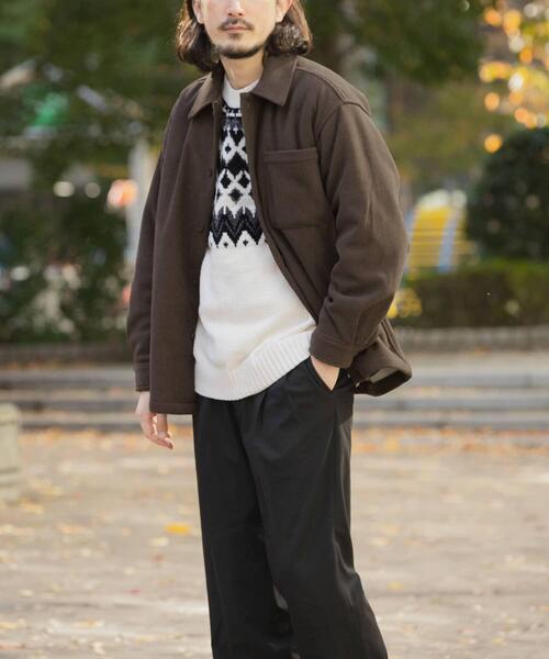 ITEMS URBANRESEARCH（アイテムズ アーバンリサーチ）の「裏フリースボンディングコーデュロイジャケット（その他アウター・メンズ・ブラック/ライトベージュ/ブラウン・MEDIUM/LARGE）」の14枚目の写真