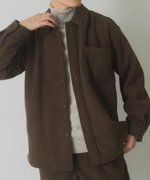 ITEMS URBANRESEARCH（アイテムズ アーバンリサーチ）の「裏フリースボンディングコーデュロイジャケット（その他アウター・メンズ・ブラック/ライトベージュ/ブラウン・MEDIUM/LARGE）」の17枚目の写真