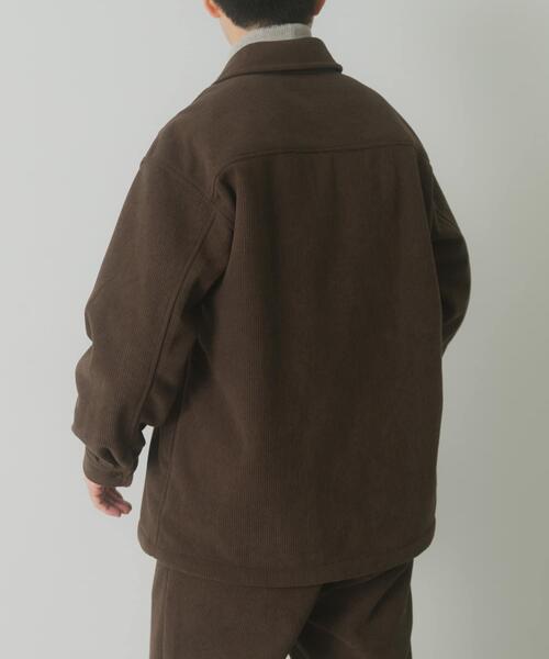 ITEMS URBANRESEARCH（アイテムズ アーバンリサーチ）の「裏フリースボンディングコーデュロイジャケット（その他アウター・メンズ・ブラック/ライトベージュ/ブラウン・MEDIUM/LARGE）」の18枚目の写真