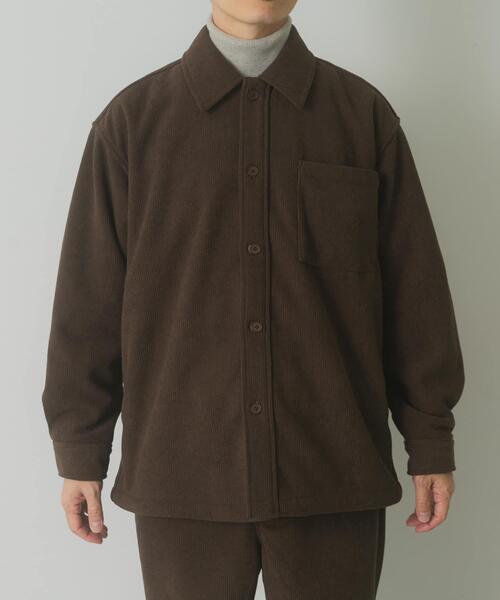 ITEMS URBANRESEARCH（アイテムズ アーバンリサーチ）の「裏フリースボンディングコーデュロイジャケット（その他アウター・メンズ・ブラック/ライトベージュ/ブラウン・MEDIUM/LARGE）」の21枚目の写真