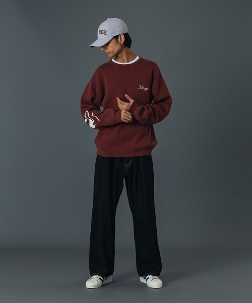 XLARGE（エクストララージ）の「JACQUARD SWEATER（ニット/セーター・メンズ・ブラック/ブラウン/グリーン・S/M/L/XL）」の5枚目の写真