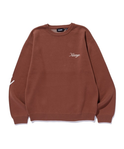 XLARGE（エクストララージ）の「JACQUARD SWEATER（ニット/セーター・メンズ・ブラック/ブラウン/グリーン・S/M/L/XL）」の11枚目の写真