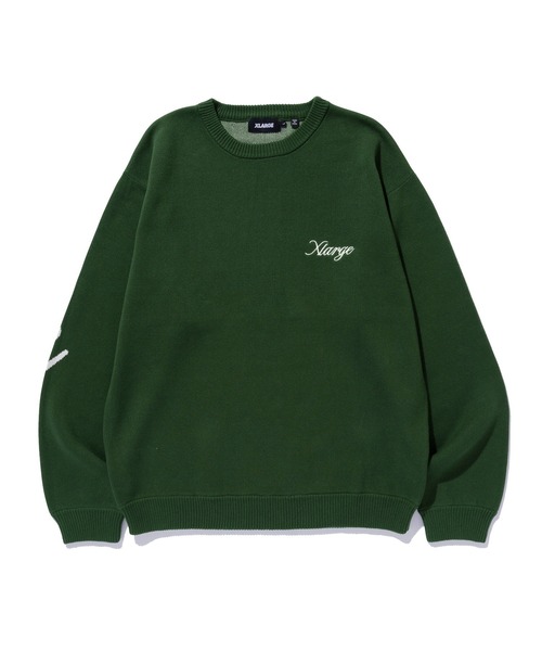 XLARGE（エクストララージ）の「JACQUARD SWEATER（ニット/セーター・メンズ・ブラック/ブラウン/グリーン・S/M/L/XL）」の13枚目の写真