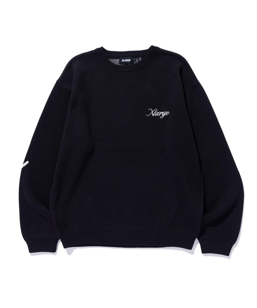 XLARGE（エクストララージ）の「JACQUARD SWEATER（ニット/セーター・メンズ・ブラック/ブラウン/グリーン・S/M/L/XL）」の15枚目の写真