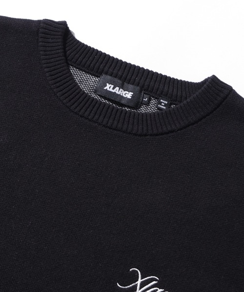 XLARGE（エクストララージ）の「JACQUARD SWEATER（ニット/セーター・メンズ・ブラック/ブラウン/グリーン・S/M/L/XL）」の19枚目の写真