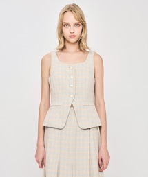 DEICY（デイシー）の「ドビーチェックジレ（ベスト）」