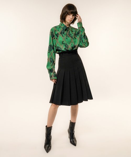 UNTAGE(アンテージ)の「ハイライズナイフプリーツミディスカート_UWS-FS01(スカート・レディース・その他・SMALL/MEDIUM)」の2枚目の写真