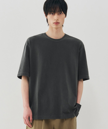 DRAW FIT（ドローフィット）の「Slay Pigment Washing T-shirt [CHARCOAL]（Tシャツ/カットソー）」