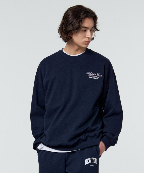 PAPERBOY(ペーパーボーイ)の「NYCアカデミースウェットシャツ-ネイビー(スウェット・レディース・その他・SMALL/MEDIUM/LARGE/X-LARGE)」の6枚目の写真