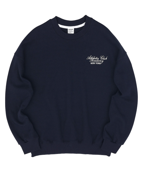 PAPERBOY(ペーパーボーイ)の「NYCアカデミースウェットシャツ-ネイビー(スウェット・レディース・その他・SMALL/MEDIUM/LARGE/X-LARGE)」の8枚目の写真