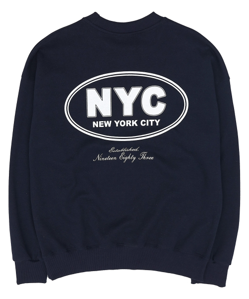 PAPERBOY(ペーパーボーイ)の「NYCアカデミースウェットシャツ-ネイビー(スウェット・レディース・その他・SMALL/MEDIUM/LARGE/X-LARGE)」の9枚目の写真