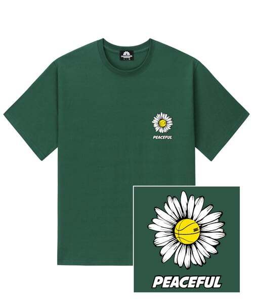 TRIPSHION(トリップション)の「DAISY PEACEFUL LOGO Tシャツ - グリーン(Tシャツ/カットソー・メンズ・その他・LARGE/MEDIUM/X-LARGE)」の1枚目の写真