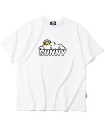 SUNNY & CLOUD GRAPHIC Tシャツ - ホワイト