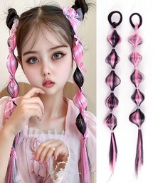 MAISON SELECT（メゾンセレクト）の「11D8-TJ バブルツインテール風 エクステヘアゴム 2本セット（ヘアゴム）」