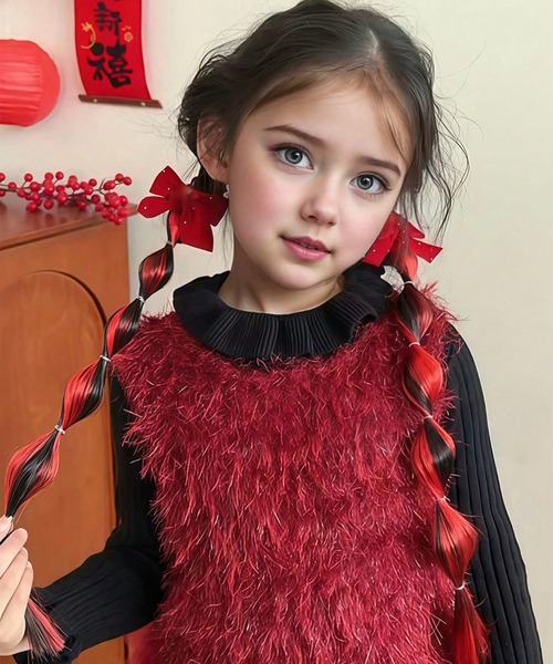 セール】11D8-TJ エクステ ヘアゴム ヘアアクセ ツインテール サブカル