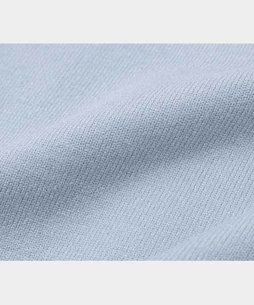 LETTERCOMO(レテルコモ)の「エッセンシャルデイリーラウンドニットスカイブルー(ニット/セーター・レディース・その他・MEDIUM/LARGE)」の5枚目の写真