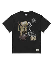 Gotter Gallery（ゴッターギャラリー）の「ETHNIC DOODLE T-SHIRTS_BK（Tシャツ/カットソー・メンズ）」