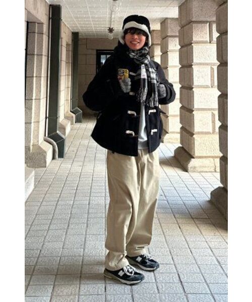 WANGGWAN（ワングァン）の「NDA90 ワイドフィット起毛ナイロンパンツ（ベージュ）（スラックス・メンズ・その他・MEDIUM/LARGE）」の16枚目の写真