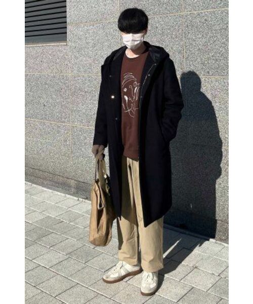 WANGGWAN（ワングァン）の「NDA90 ワイドフィット起毛ナイロンパンツ（ベージュ）（スラックス・メンズ・その他・MEDIUM/LARGE）」の10枚目の写真