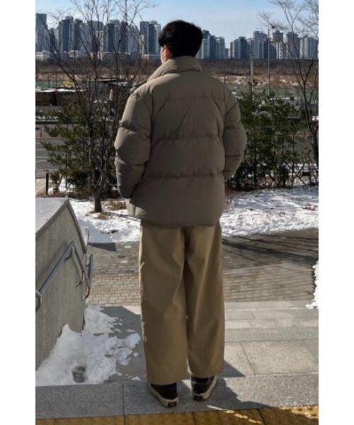 WANGGWAN（ワングァン）の「NDA90 ワイドフィット起毛ナイロンパンツ（ベージュ）（スラックス・メンズ・その他・MEDIUM/LARGE）」の12枚目の写真