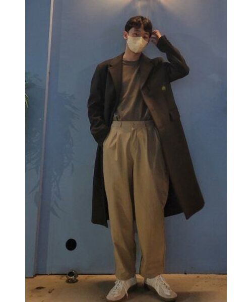WANGGWAN（ワングァン）の「NDA90 ワイドフィット起毛ナイロンパンツ（ベージュ）（スラックス・メンズ・その他・MEDIUM/LARGE）」の6枚目の写真