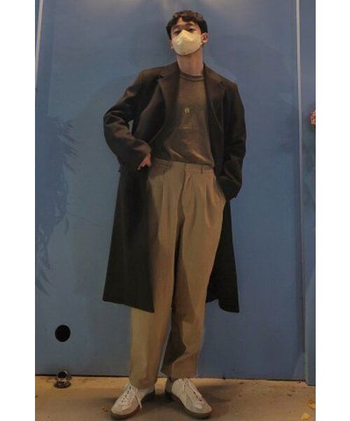 WANGGWAN（ワングァン）の「NDA90 ワイドフィット起毛ナイロンパンツ（ベージュ）（スラックス・メンズ・その他・MEDIUM/LARGE）」の7枚目の写真