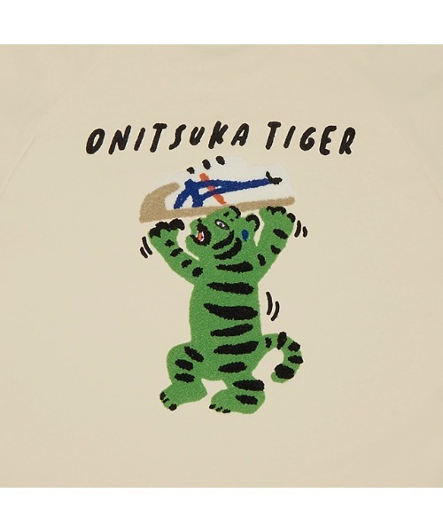 Onitsuka Tiger(オニツカタイガー)の「SWEAT TOP / スウェットトップ(スウェット・レディース・ブラック/アイボリー・S/XS/XL/L/M)」の4枚目の写真