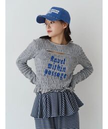 jouetie | カットアウトシャーリングトップス(Tシャツ/カットソー)