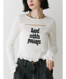 jouetie | カットアウトシャーリングトップス(Tシャツ/カットソー)