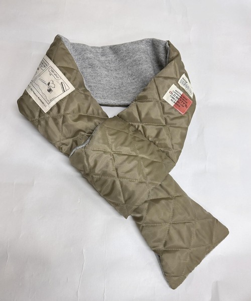 SNOOPY×OLD BETTY'S（スヌーピーカケルオールドベティーズ）の「スヌーピー【SNOOPY】Warm Puff Muffler（マフラー・レディース・ベージュ系その他・FREE）」の5枚目の写真