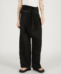 ウーステッドセンタープレスワイドパンツ / Worsted Center Press Wide