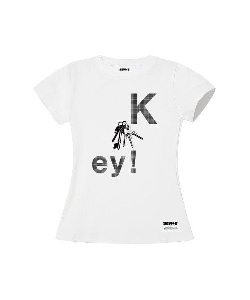 SEW-B（ソービー）の「キーセミクロップ半袖Tシャツ（Tシャツ/カットソー・レディース・その他・FREE）」の2枚目の写真
