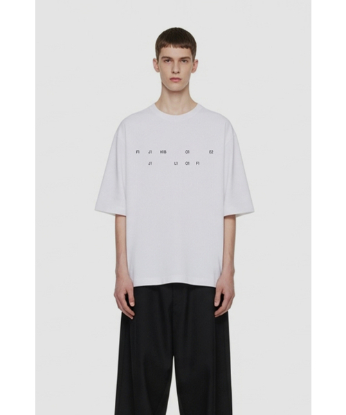 DEOSTATE(デオ ステイト)の「ビザコード 半袖Tシャツ.01(Tシャツ/カットソー・メンズ・ホワイト・LARGE)」の3枚目の写真