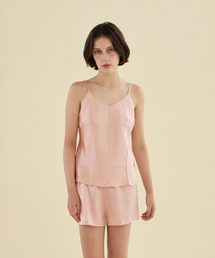 2DREAMERS（2ドリーマーズ）の「[SILK] Rose Gold Silk Satin Camisole Set（ルームウェア/パジャマ）」