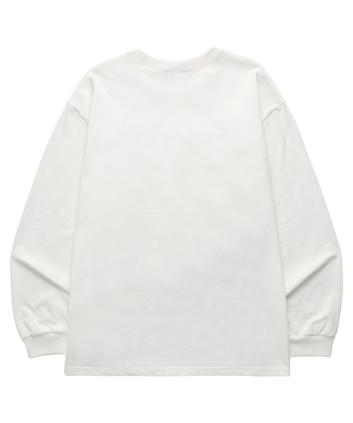 OUSE(オウズ)の「WIDELY KNOWN ロングスリーブ (DLS035) ホワイト(Tシャツ/カットソー・レディース・その他・SMALL/MEDIUM/LARGE/X-LARGE/XX-LARGE)」の2枚目の写真