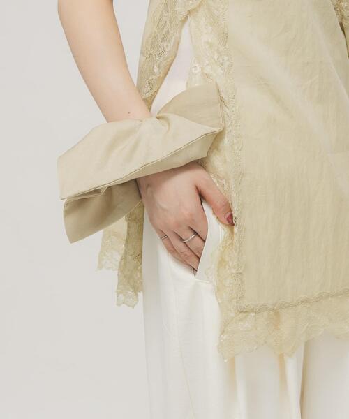 KBF（ケイビーエフ）の「サテンシュシュ(大)（ヘアゴム・レディース・ベージュ/グリーン系その他・ONE）」の15枚目の写真