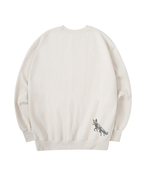 RADINEO(ラディネオ)の「Chrome Fox Man to Man Cream(スウェット・メンズ・その他・MEDIUM/LARGE/X-LARGE)」の2枚目の写真