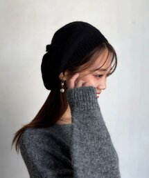 Chez toi（シェトワ）の「ニットベレー帽（キャップ）」