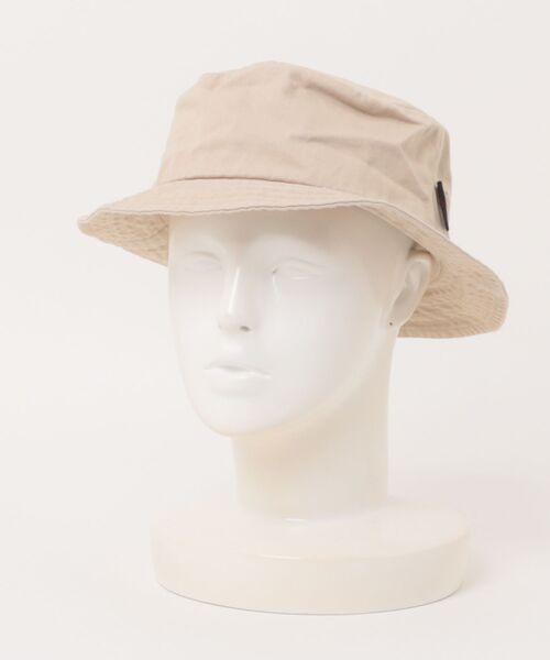 Gramicci（グラミチ）の「【GRAMICCI】 TWILL PACKABLE BUCKET（ハット・レディース・ブラック/ベージュ・M-L）」の2枚目の写真