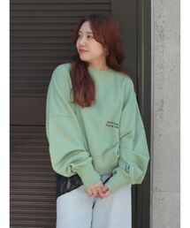 Ungrid（アングリッド）の「スリーブボリューム刺繍スウェット（スウェット）」